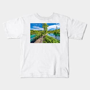 Plitvice lakes Kids T-Shirt